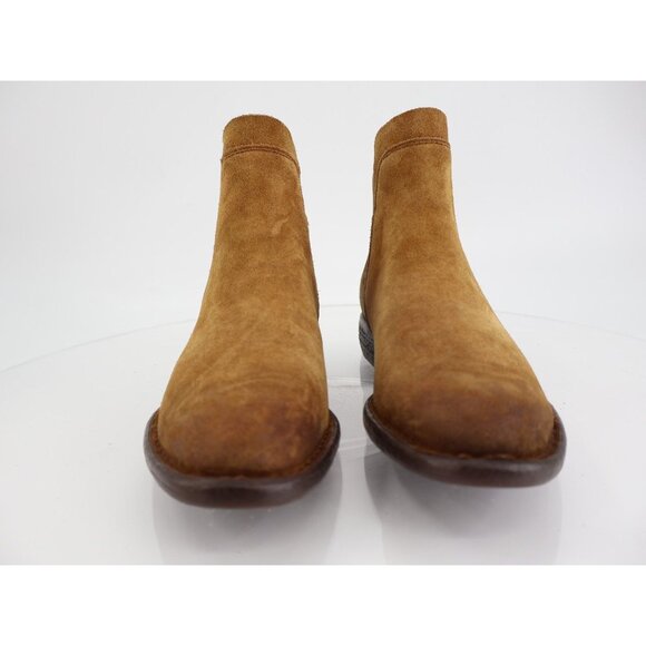 Born Women's Laney Chelsea Boot Size 7 Brown Leather Block Heel Pointed Ankle - Picture 2 of 14